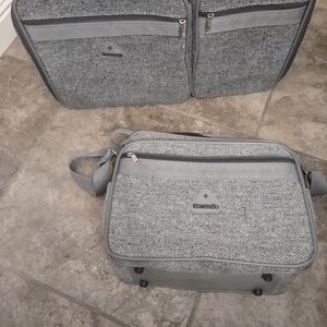 Vintage Samsonite Luggage Profile Tweed 1987